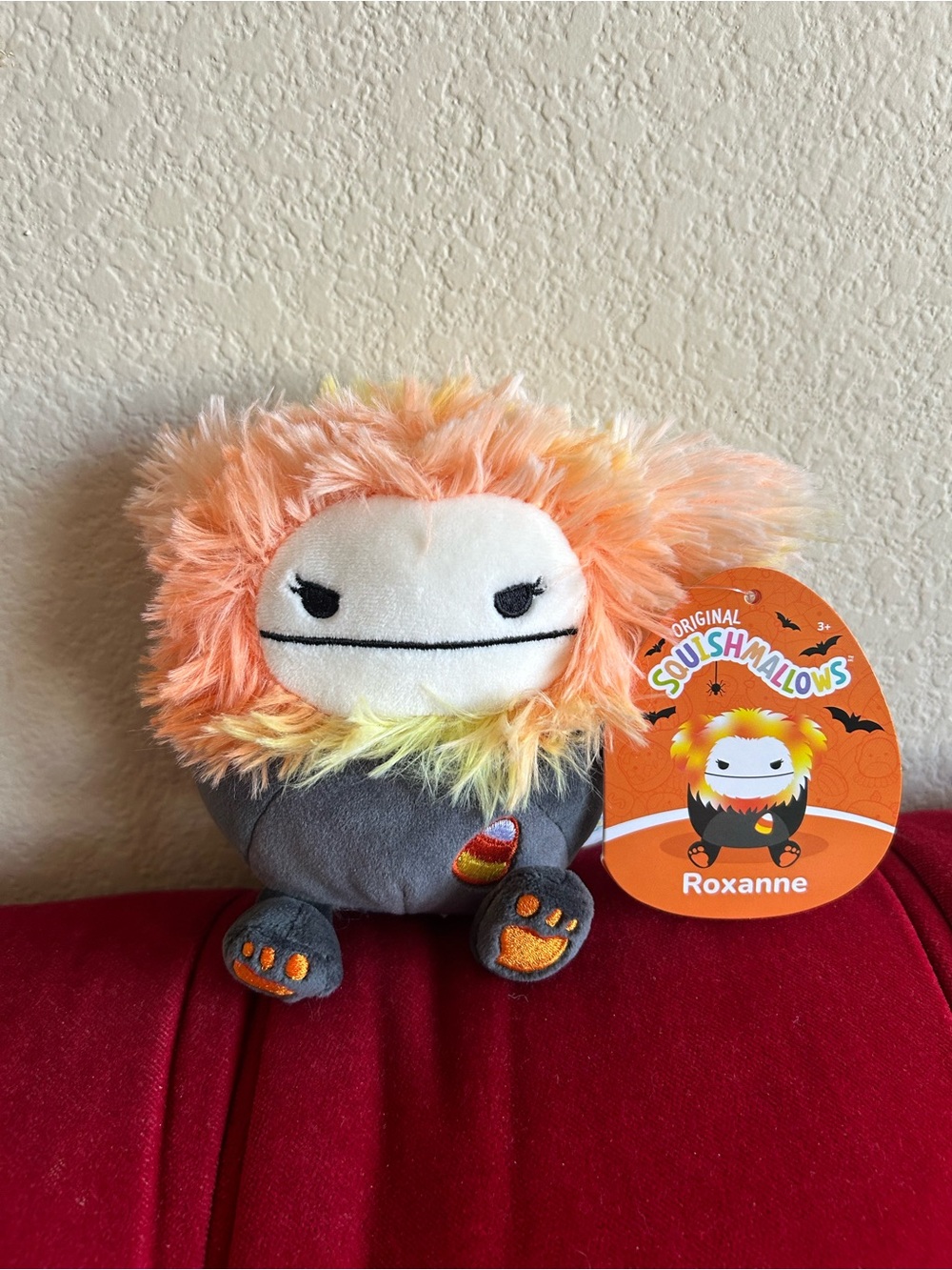 4.5” Roxanne the Bigfoot Candy Corn Squishmallow